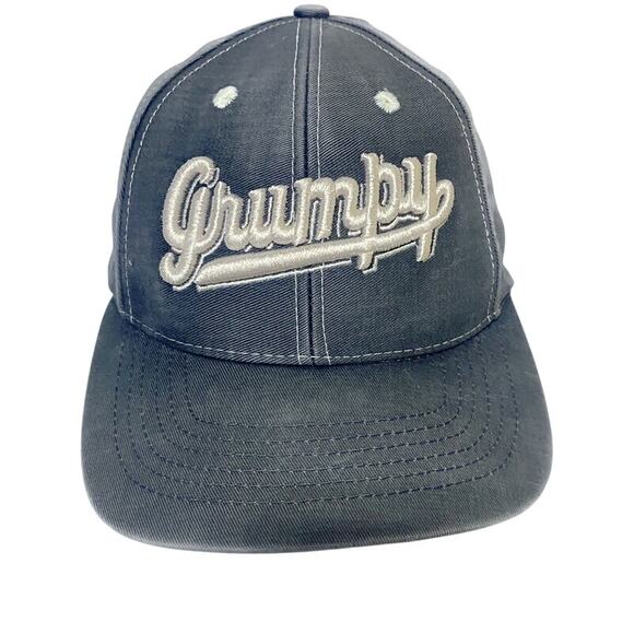 Walt Disney World Grumpy Est 1937 Ball Cap Gray & White Adjustable - Picture 2 of 8